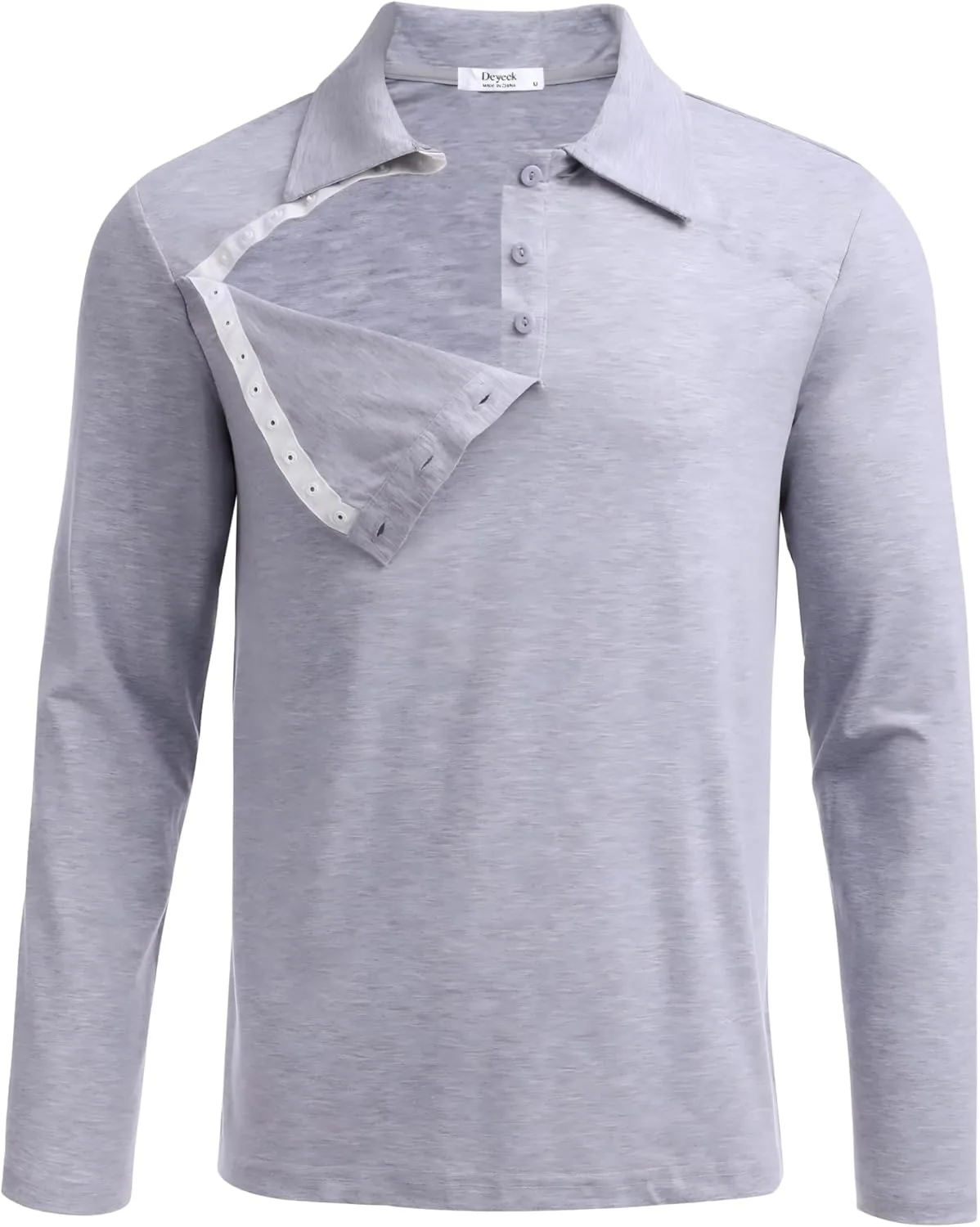 Deyeek Unisex рубашка для доступа к порту после операции на плече, длинный рукав, отстегивающаяся
Deyeek Unisex рубашка для доступа к порту после операции на плече, длинный рукав, отстегивающаяся