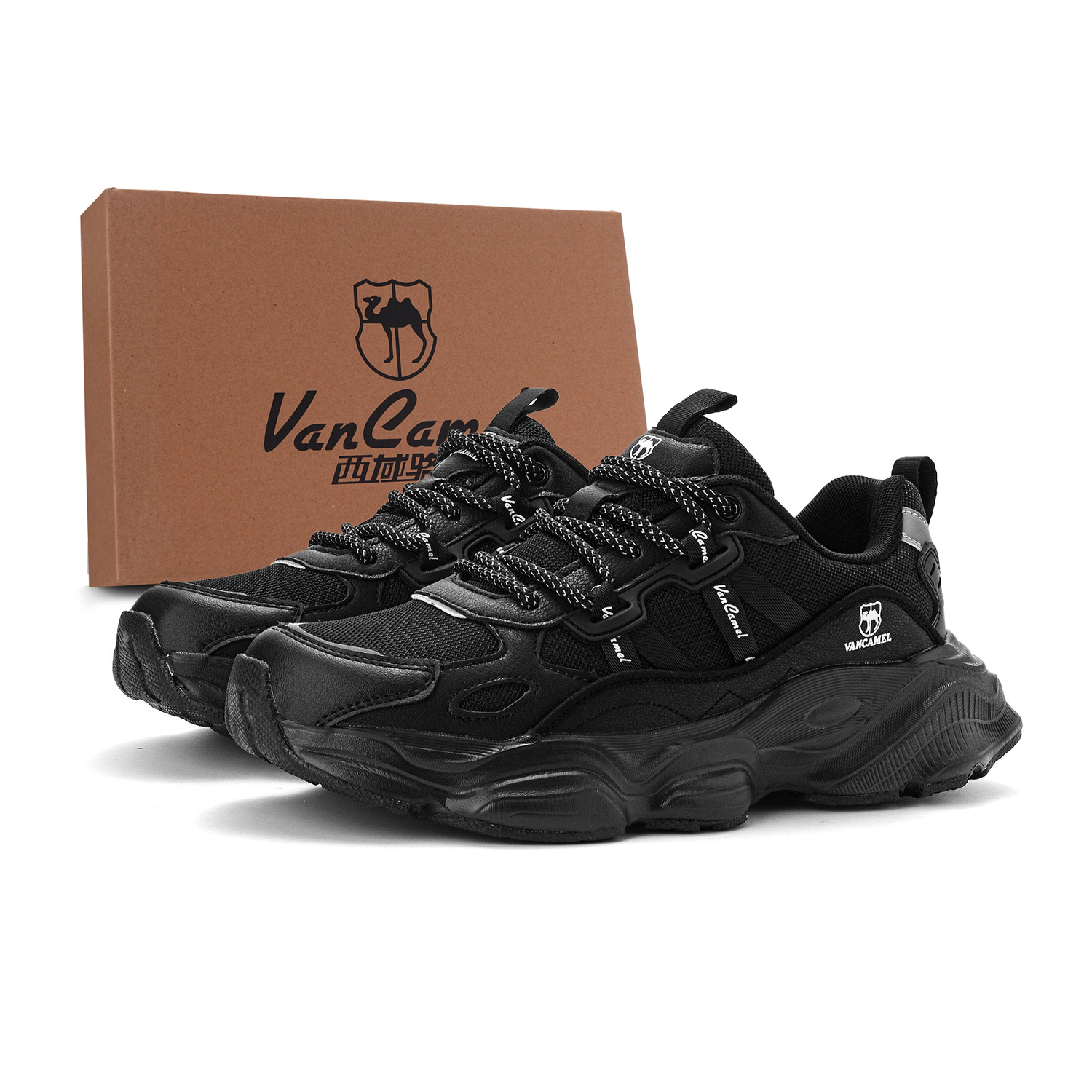 VanCamel Высокие устойчивые к истиранию дышащие нескользящие низкие уличные ботинки унисекс черный бокс, цвет Black Box
VanCamel Высокие устойчивые к истиранию дышащие нескользящие низкие уличные ботинки унисекс черный бокс, цвет Black Box