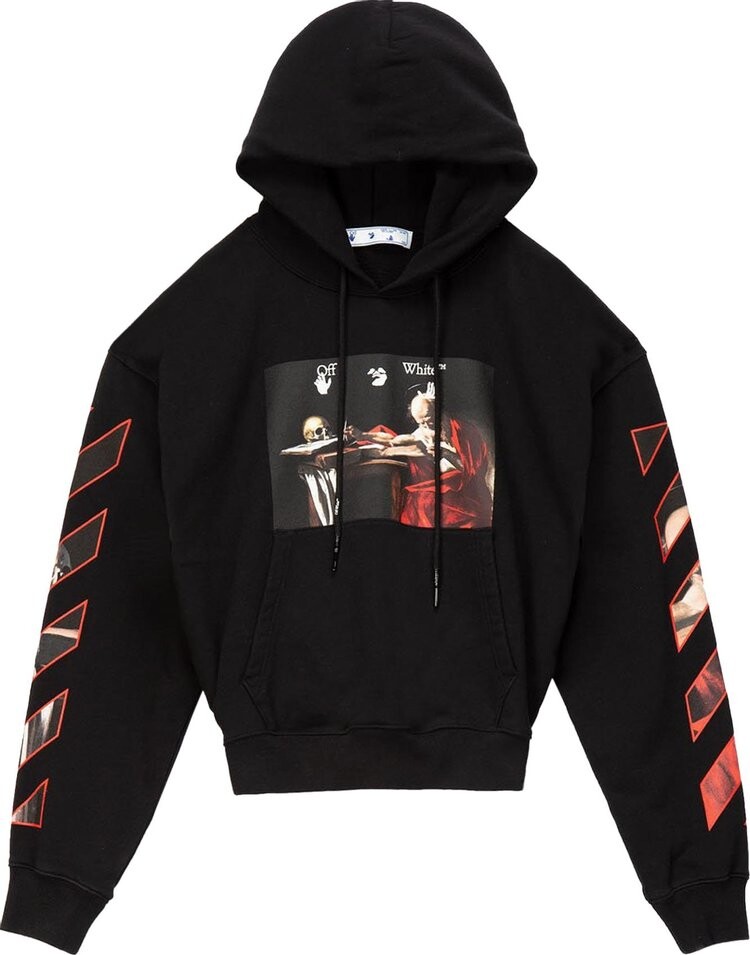 Толстовка Off-White Caravaggio Over Hood 'Black', черный
Толстовка Off-White Caravaggio Over Hood 'Black', черный