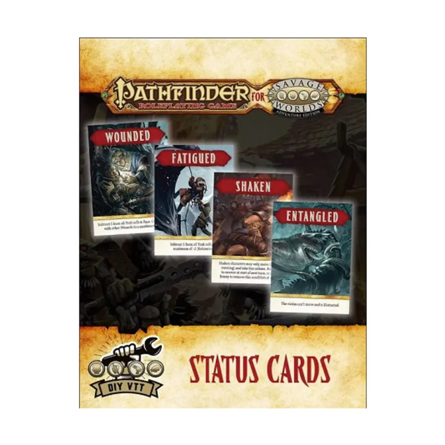 Бокс-сет Pathfinder for Savage Worlds - Status Cards, Pathfinder for Savage Worlds
Бокс-сет Pathfinder for Savage Worlds - Status Cards, Pathfinder for Savage Worlds