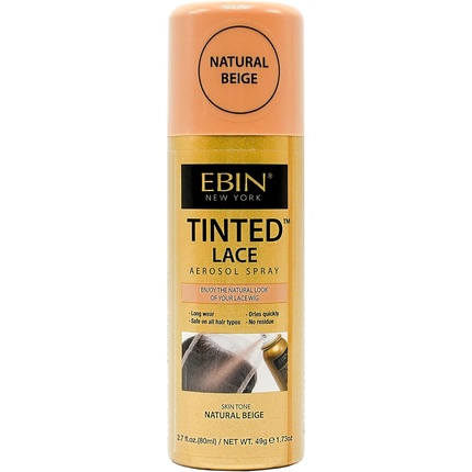 Ebin Tinted Lace Spray Натуральный бежевый 80 мл Ebin New York
Ebin Tinted Lace Spray Натуральный бежевый 80 мл Ebin New York