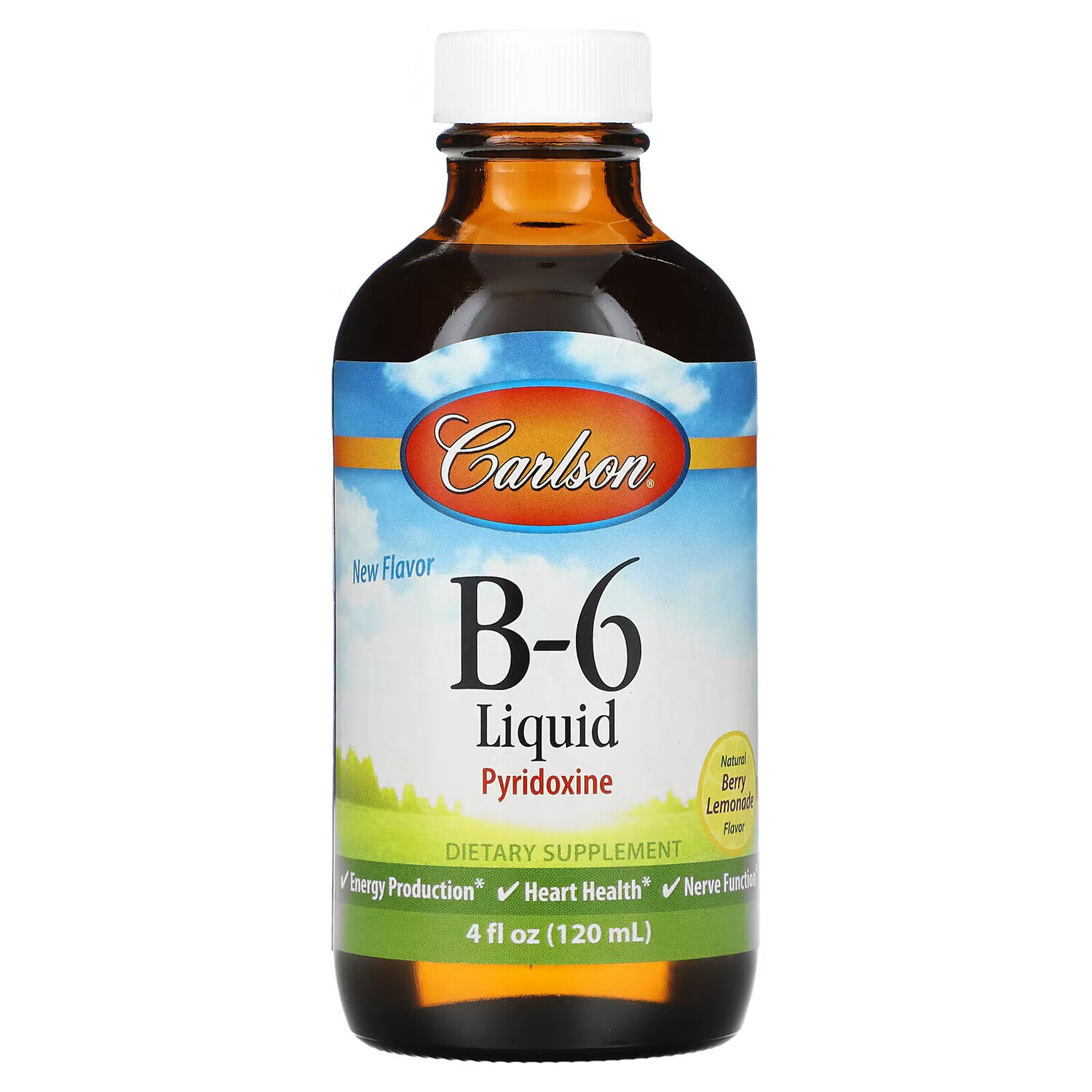 Carlson, Жидкость B6, натуральный ягодный лимонад, 120 мл (4 жидк. Унции)
Carlson, Жидкость B6, натуральный ягодный лимонад, 120 мл (4 жидк. Унции)