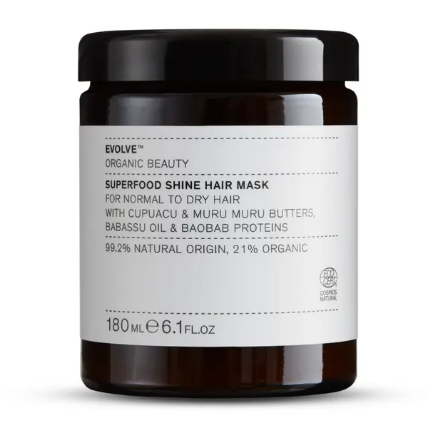 Питательная маска для волос, 180 мл Evolve Organic Beauty Superfood shine hair 
Питательная маска для волос, 180 мл Evolve Organic Beauty Superfood shine hair