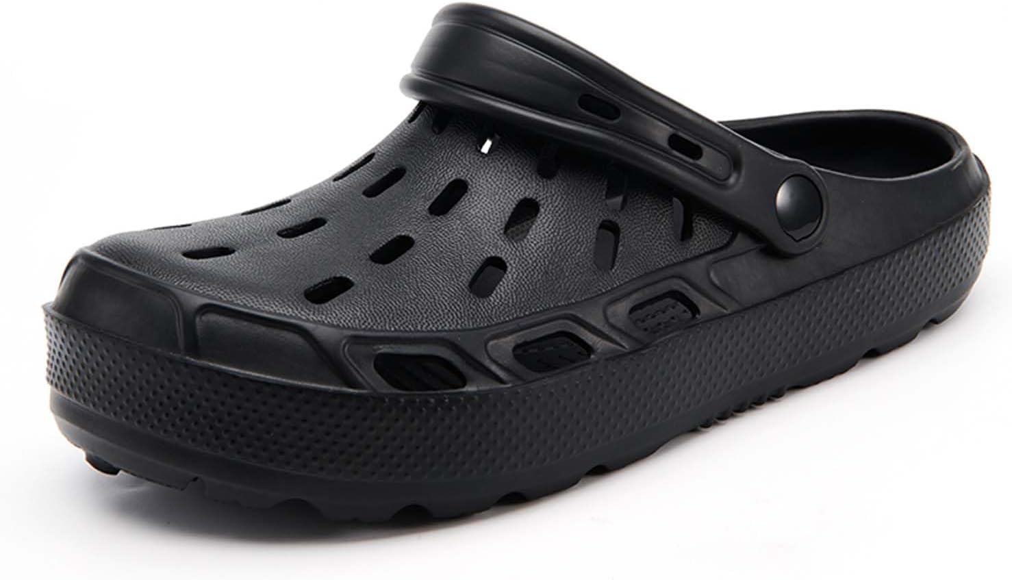 Мужские садовые сабо Lnistride, обувь для дома, нескользящие шлепанцы для душа, пляжные сандалии, черный
Мужские садовые сабо Lnistride, обувь для дома, нескользящие шлепанцы для душа, пляжные сандалии, черный