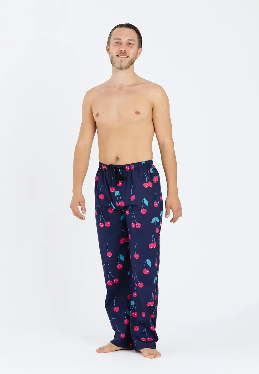 Брюки из ткани Lousy Livin "Штаны Вишня" с вишнёвым принтом, синий
Брюки из ткани Lousy Livin "Штаны Вишня" с вишнёвым принтом, синий