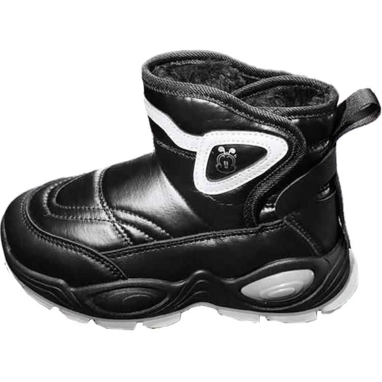 Теплые детские ботинки с защитой от ударов и износа BOBDOG, черный 
Теплые детские ботинки с защитой от ударов и износа BOBDOG, черный
