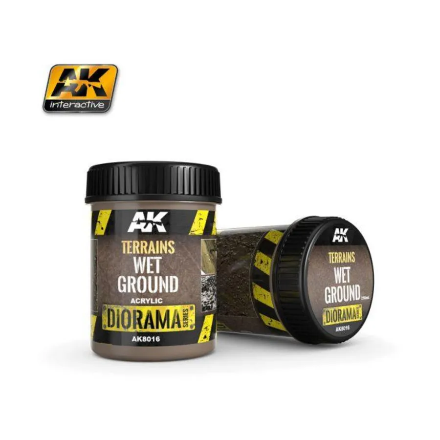 Terrains Wet Ground - 250мл (акрил), Texture - Terrains (AK-Interactive)
Terrains Wet Ground - 250мл (акрил), Texture - Terrains (AK-Interactive)