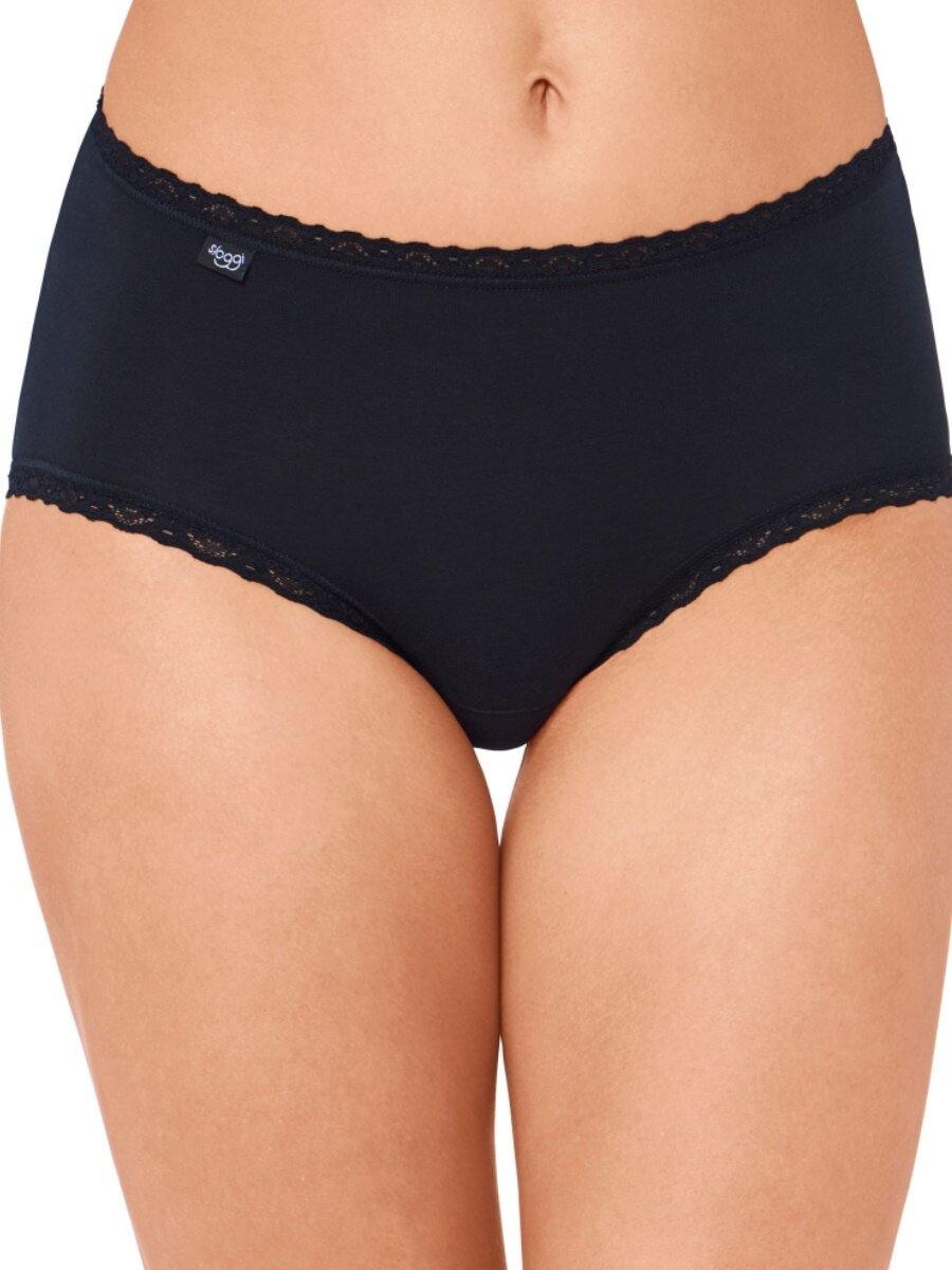Трусы миди из хлопка и кружева 24/7 Sloggi, черный
Трусы миди из хлопка и кружева 24/7 Sloggi, черный