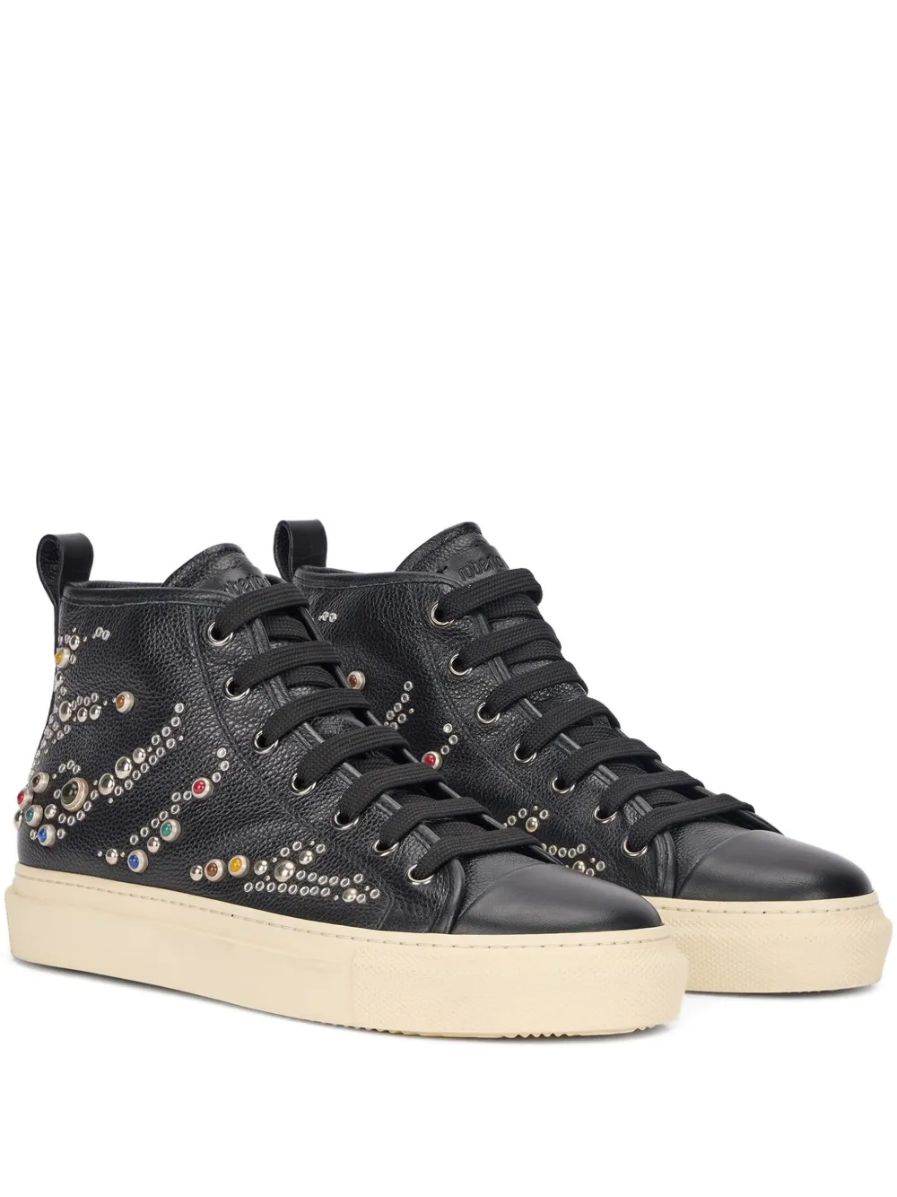 Высокие кеды с заклепками Roberto Cavalli, черный
Высокие кеды с заклепками Roberto Cavalli, черный