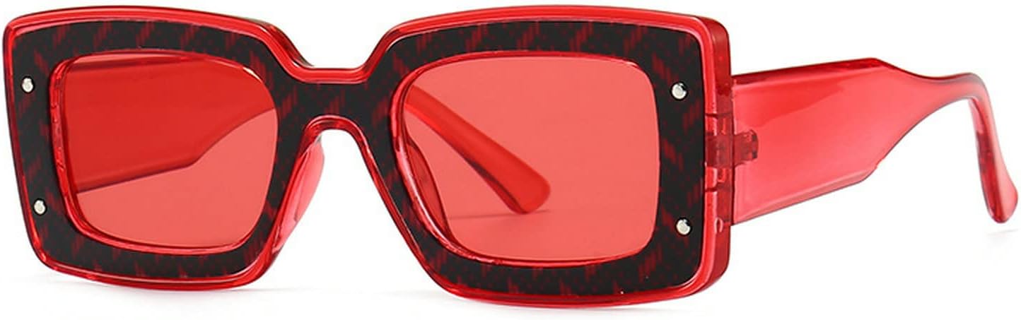 Модные квадратные солнцезащитные очки для женщин и мужчин с декоративными заклепками, роскошные женские солнцезащитные очки UV400, очки с леопардовым принтом mincl, Red
Модные квадратные солнцезащитные очки для женщин и мужчин с декоративными заклепками, роскошные женские солнцезащитные очки UV400, очки с леопардовым принтом mincl, Red