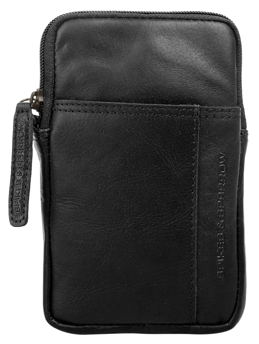 Сумка через плечо Spikes & Sparrow, натуральная кожа, черный
Сумка через плечо Spikes & Sparrow, натуральная кожа, черный