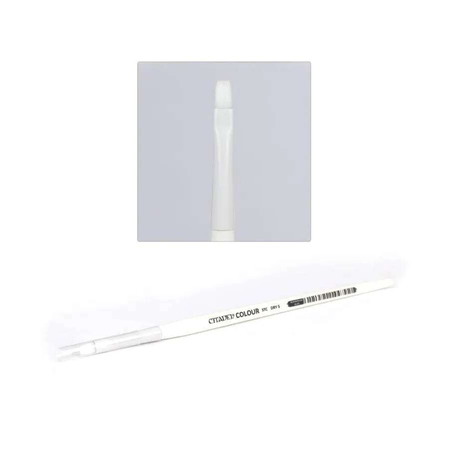 Синтетическая сухая кисть — маленькая, Citadel Colour - Brushes (Synthetic) 
Синтетическая сухая кисть — маленькая, Citadel Colour - Brushes (Synthetic)