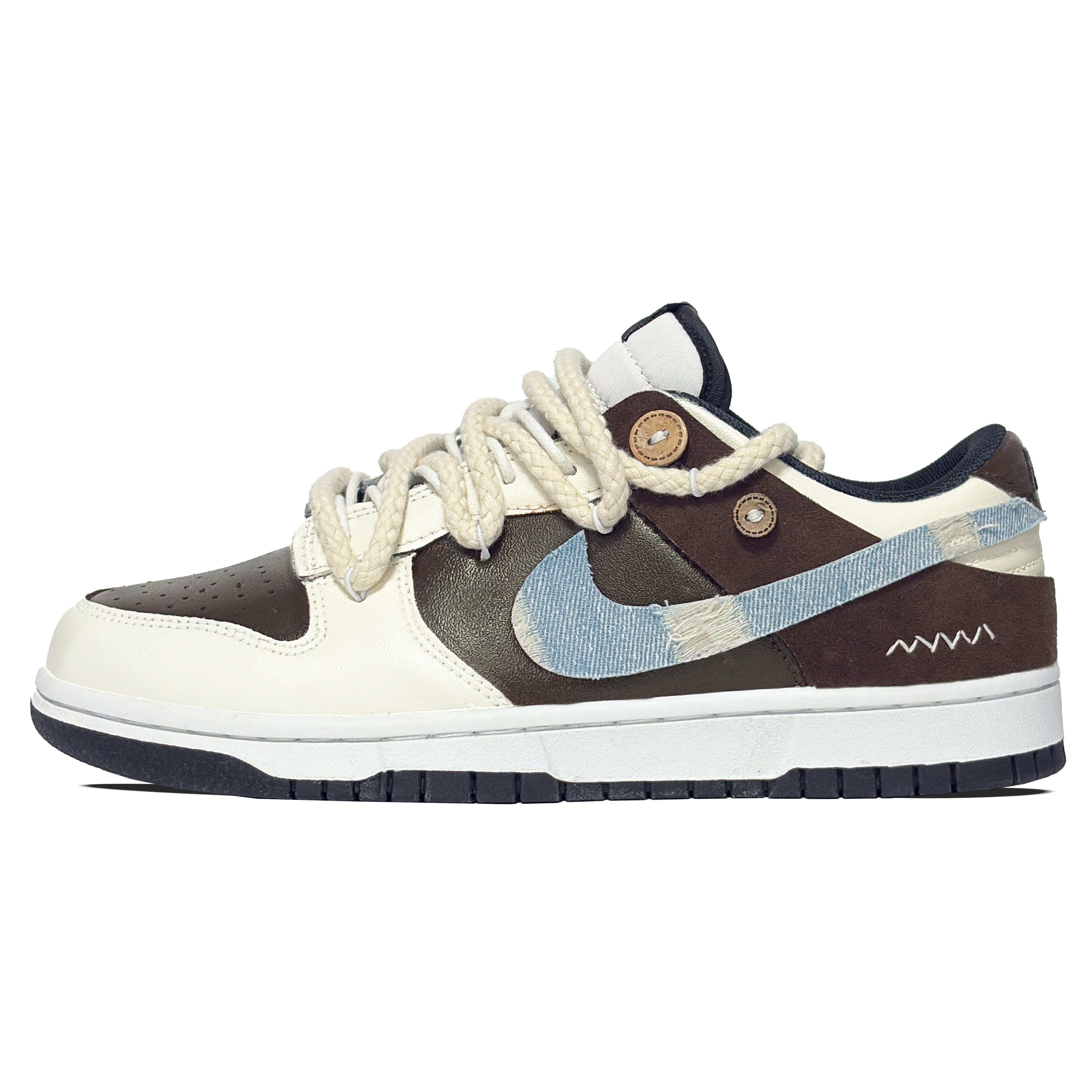 Детские кроссовки для скейтбординга Dunk Denim Button Low Top для подростков Nike, бежевый/коричневый
Детские кроссовки для скейтбординга Dunk Denim Button Low Top для подростков Nike, бежевый/коричневый