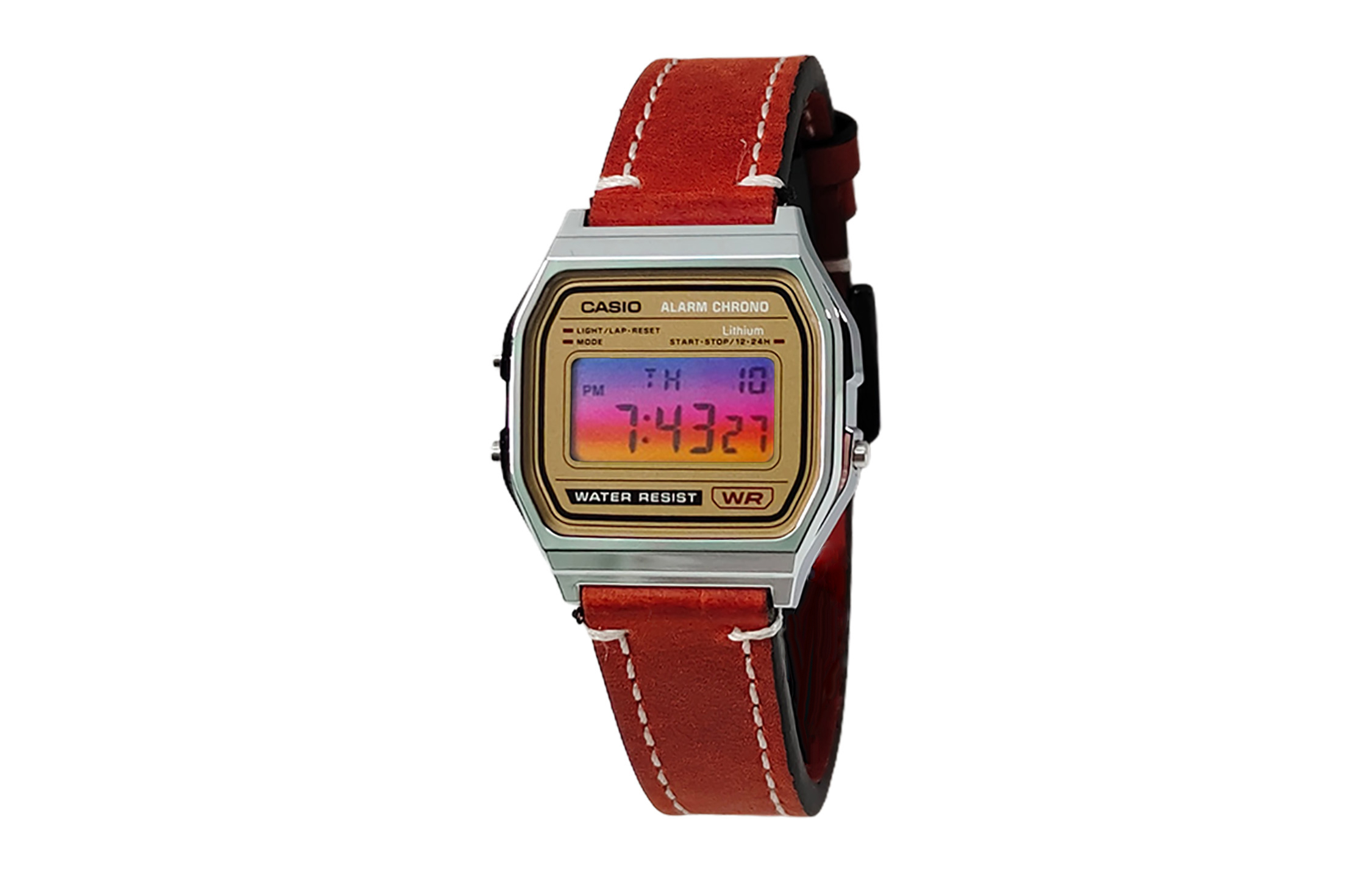 CASIO Ретрофит серия электронный механизм натуральный кожаный ремешок часы мужские gold циферблат
CASIO Ретрофит серия электронный механизм натуральный кожаный ремешок часы мужские gold циферблат