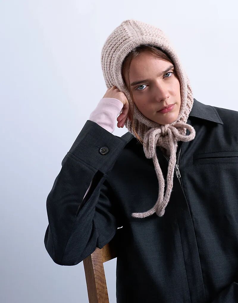 Балаклава с капюшоном Topshop Hero бежевого цвета
Балаклава с капюшоном Topshop Hero бежевого цвета