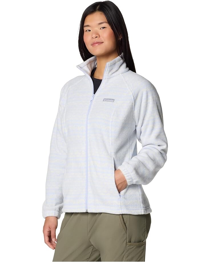 Куртка Columbia Benton Springs Printed Full Zip, цвет Snowdrift Madras Tonal, Белый, Куртка Columbia Benton Springs Printed Full Zip, цвет Snowdrift Madras Tonal 
Куртка Columbia Benton Springs Printed Full Zip, цвет Snowdrift Madras Tonal, Белый, Куртка Columbia Benton Springs Printed Full Zip, цвет Snowdrift Madras Tonal
