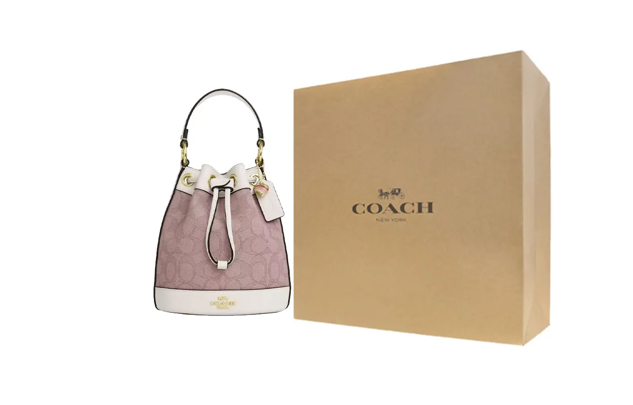 COACH Ведро Dempsey из ткани с кожаной вставкой, сумка через плечо, кроссбоди, мини-женская сумка pink
COACH Ведро Dempsey из ткани с кожаной вставкой, сумка через плечо, кроссбоди, мини-женская сумка pink