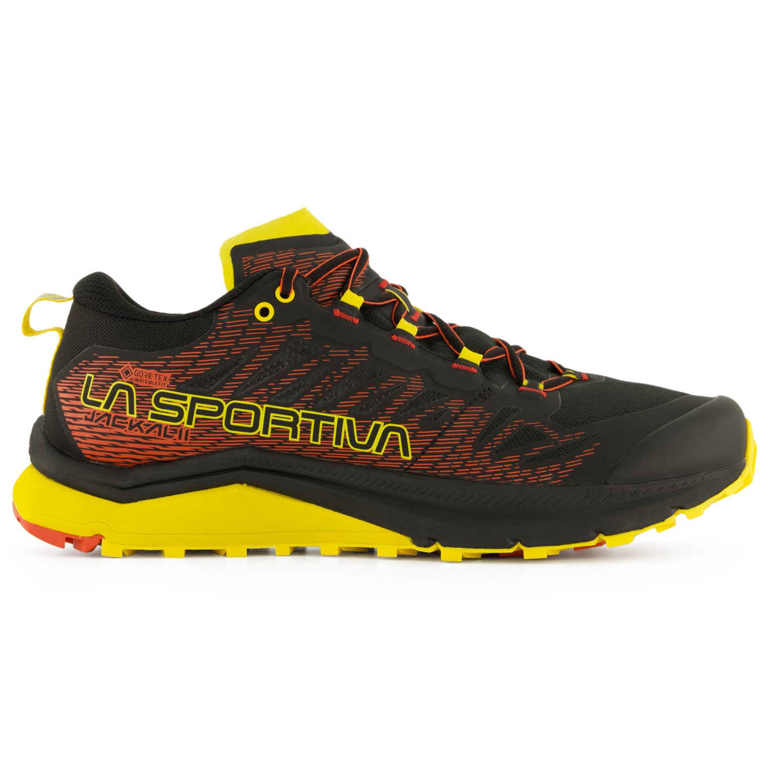 Трейловые кроссовки La Sportiva Jackal II GTX, черный/желтый
Трейловые кроссовки La Sportiva Jackal II GTX, черный/желтый