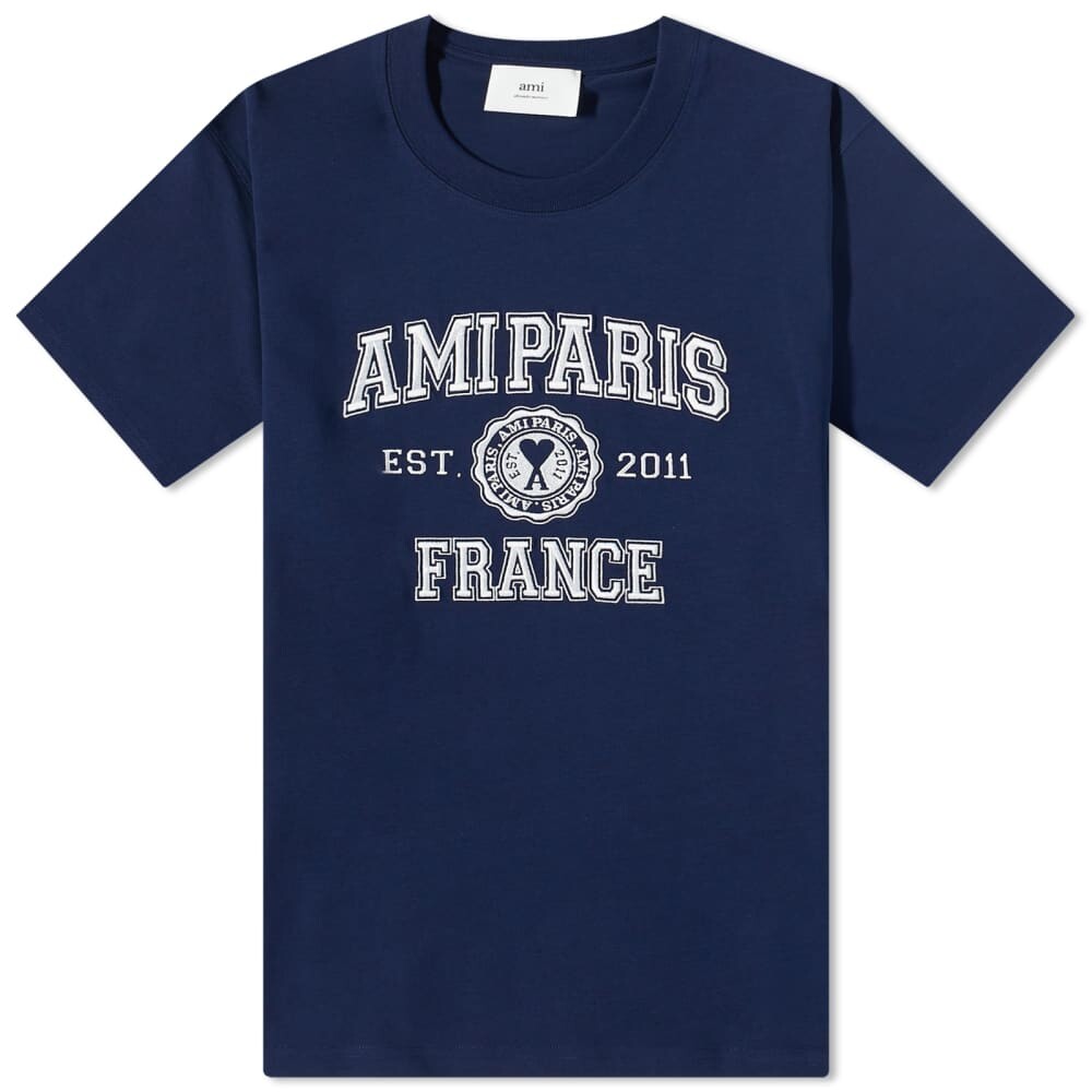 Футболка AMI Paris Varsity Logo Tee, Синий, Футболка AMI Paris Varsity Logo Tee
Футболка AMI Paris Varsity Logo Tee, Синий, Футболка AMI Paris Varsity Logo Tee