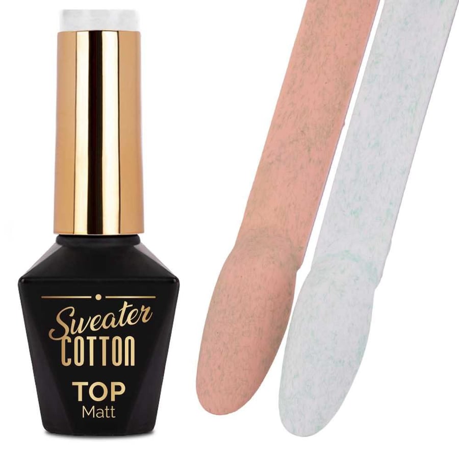 Матовый топ без вытирания Mollylac Sweater Cotton Top Mint 10 г № 1
Матовый топ без вытирания Mollylac Sweater Cotton Top Mint 10 г № 1