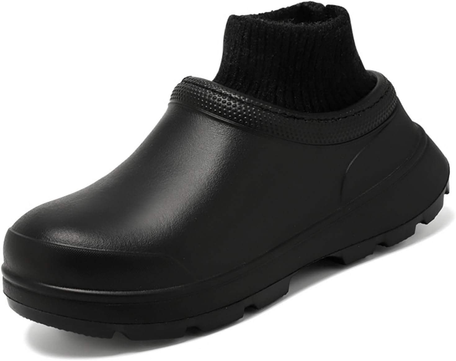 Мужские уютные вязаные сабо с манжетами, легкие водонепроницаемые повседневные туфли с толстой подошвой, идеально подходят для использования дома и на улице Aokisx, черный
Мужские уютные вязаные сабо с манжетами, легкие водонепроницаемые повседневные туфли с толстой подошвой, идеально подходят для использования дома и на улице Aokisx, черный