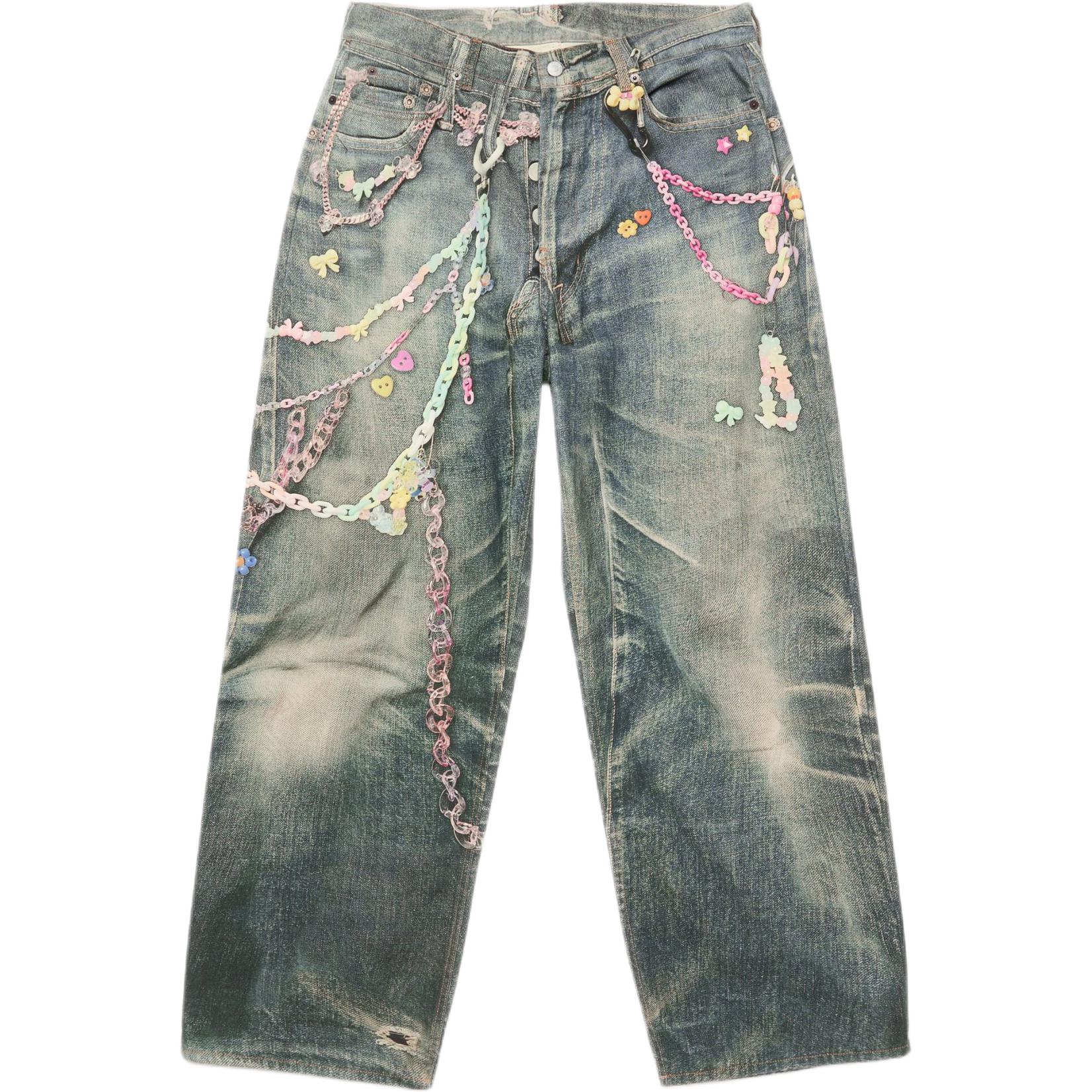Acne Studios Джинсы Vintage Chain Detail Loose синие
Acne Studios Джинсы Vintage Chain Detail Loose синие