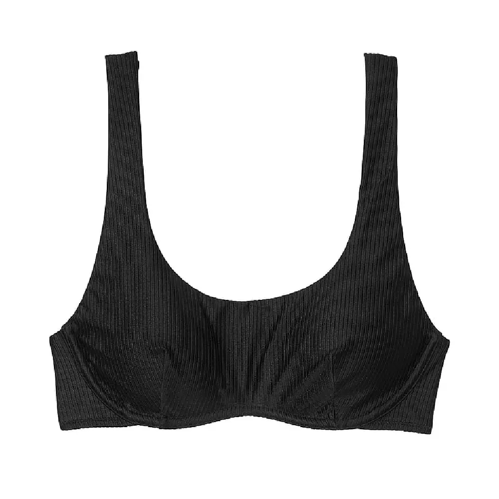 Лиф бикини Victoria's Secret Pink The Wave, черный
Лиф бикини Victoria's Secret Pink The Wave, черный