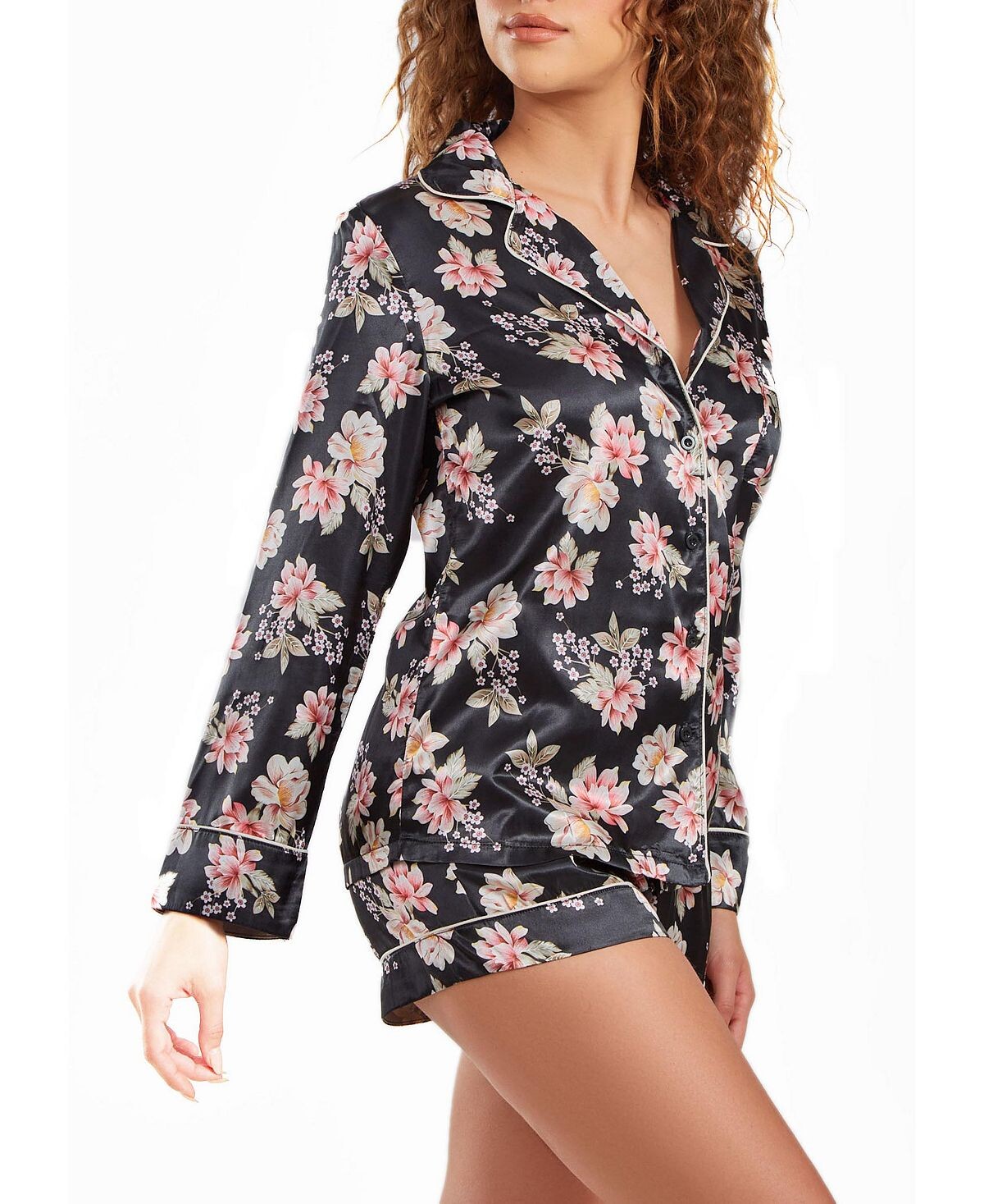 Женская короткая атласная пижама cyrus с цветочным принтом и манжетами iCollection, мульти, Серый, Женская короткая атласная пижама cyrus с цветочным принтом и манжетами iCollection, мульти
Женская короткая атласная пижама cyrus с цветочным принтом и манжетами iCollection, мульти, Серый, Женская короткая атласная пижама cyrus с цветочным принтом и манжетами iCollection, мульти