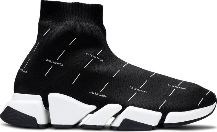 Кроссовки Balenciaga Speed 2.0 Sneaker Black Logo Licence Printed, черный 
Кроссовки Balenciaga Speed 2.0 Sneaker Black Logo Licence Printed, черный