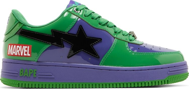 Кроссовки Marvel x Bapesta Hulk, зеленый
Кроссовки Marvel x Bapesta Hulk, зеленый