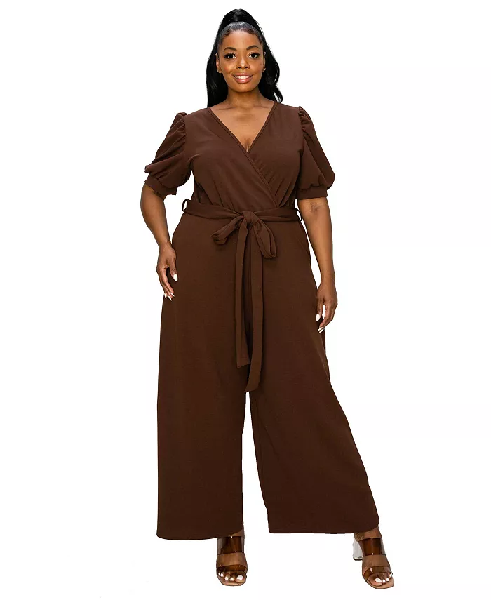 Комбинезон Iris Surplice с поясом и карманом большого размера L I V D, коричневый
Комбинезон Iris Surplice с поясом и карманом большого размера L I V D, коричневый