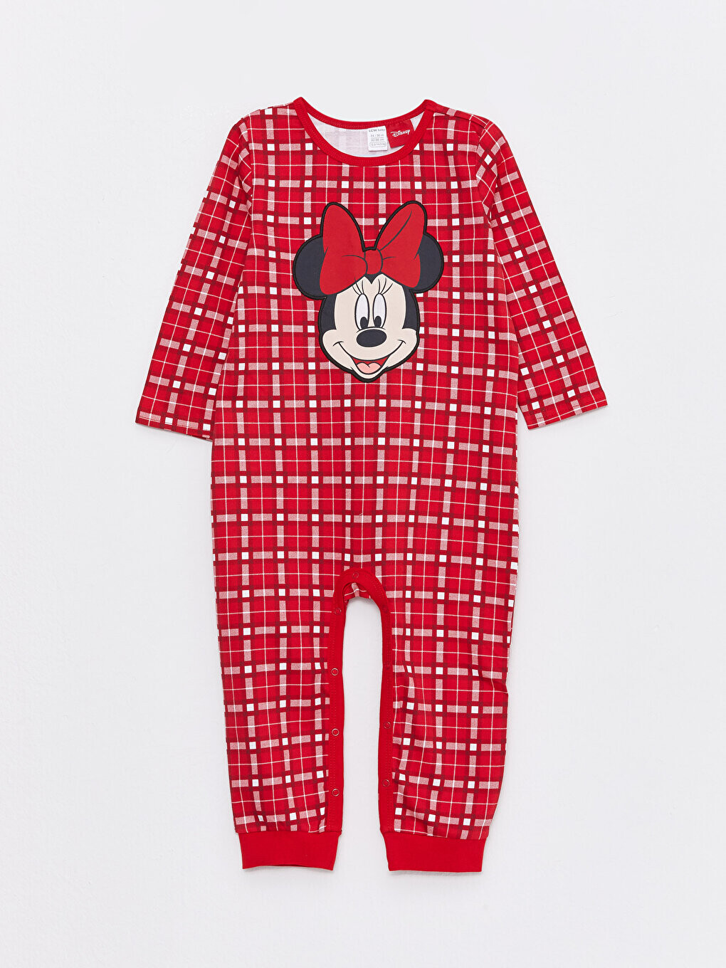 Комбинезон для маленьких девочек с круглым вырезом и длинными рукавами, вышитый Минни Маус LCW baby 
Комбинезон для маленьких девочек с круглым вырезом и длинными рукавами, вышитый Минни Маус LCW baby