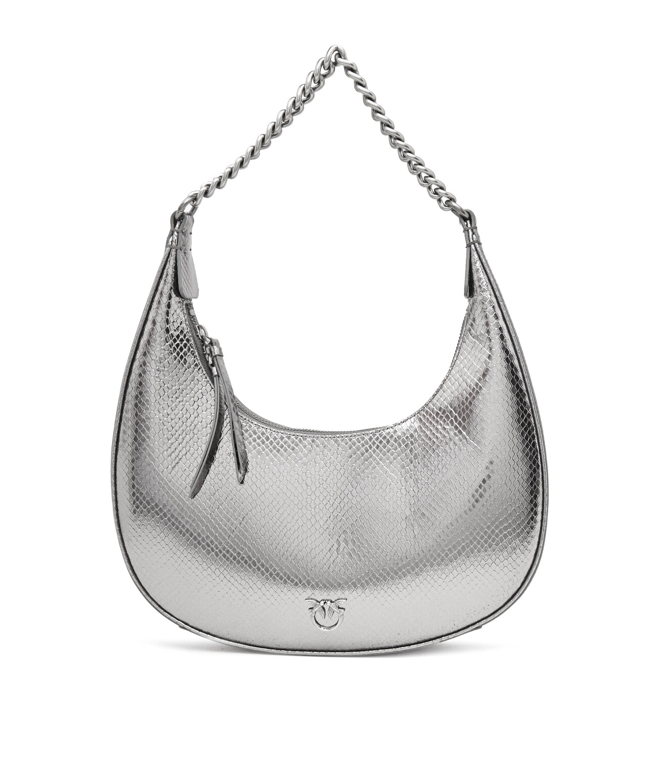 Сумка-хобо Pinko BRIOCHE CLASSIC, серебро, Розовый, Сумка-хобо Pinko BRIOCHE CLASSIC, серебро 
Сумка-хобо Pinko BRIOCHE CLASSIC, серебро, Розовый, Сумка-хобо Pinko BRIOCHE CLASSIC, серебро