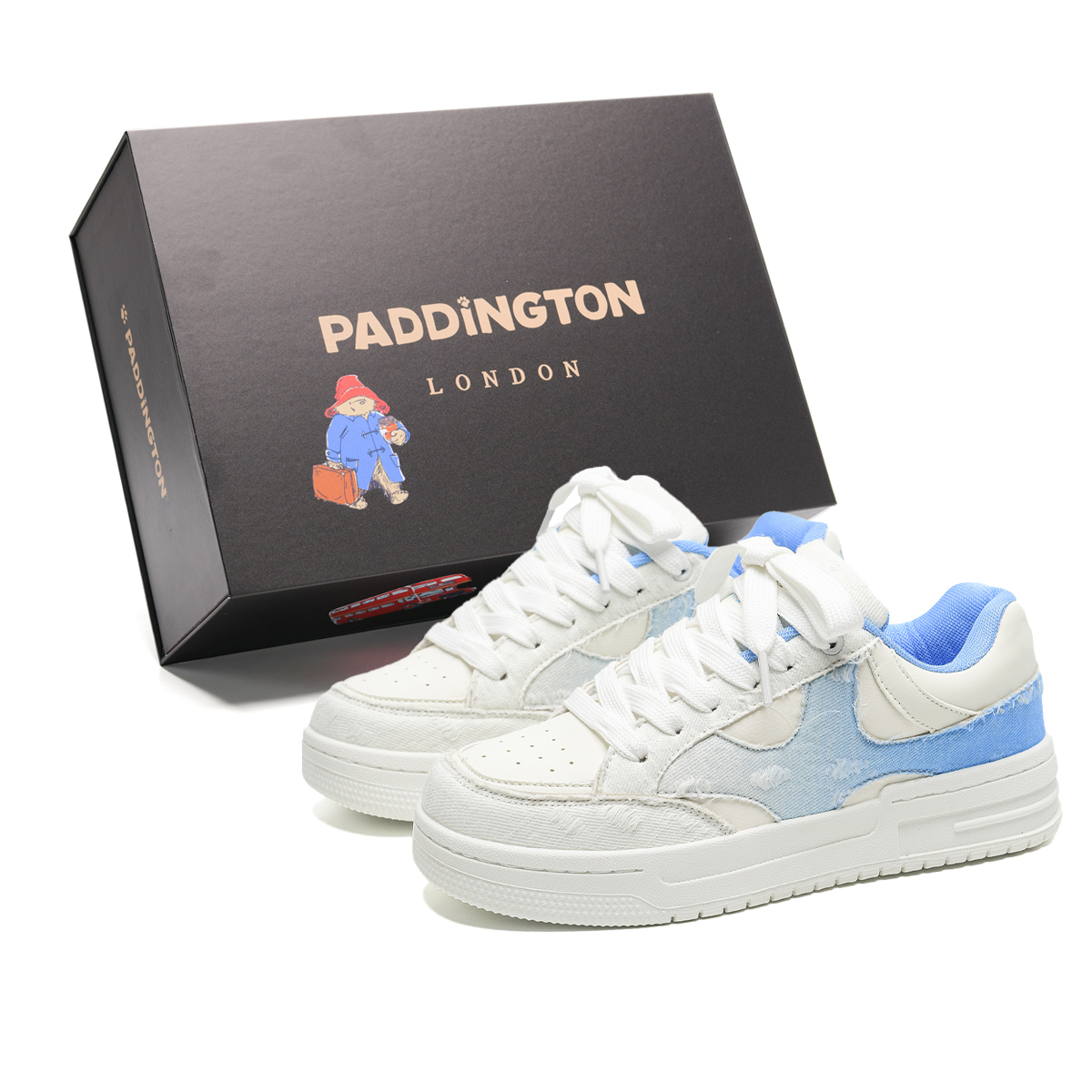 Paddington Bears Износостойкие и легкие низкие скейтерские кроссовки унисекс бело-голубые, цвет White Blue
Paddington Bears Износостойкие и легкие низкие скейтерские кроссовки унисекс бело-голубые, цвет White Blue