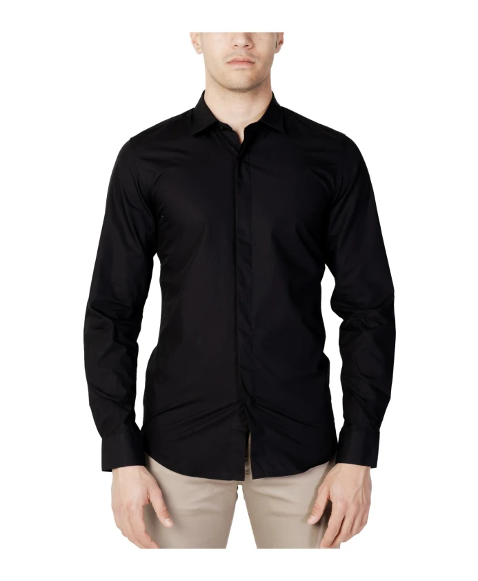 Классическая однотонная рубашка Antony Morato, черный
Классическая однотонная рубашка Antony Morato, черный