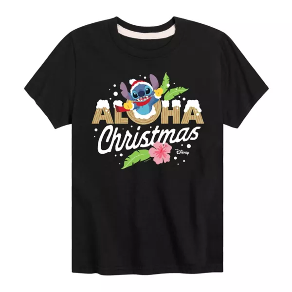 Футболка с рождественским принтом «Лило и Стич» для мальчиков 8-20 лет Disney, черный
Футболка с рождественским принтом «Лило и Стич» для мальчиков 8-20 лет Disney, черный