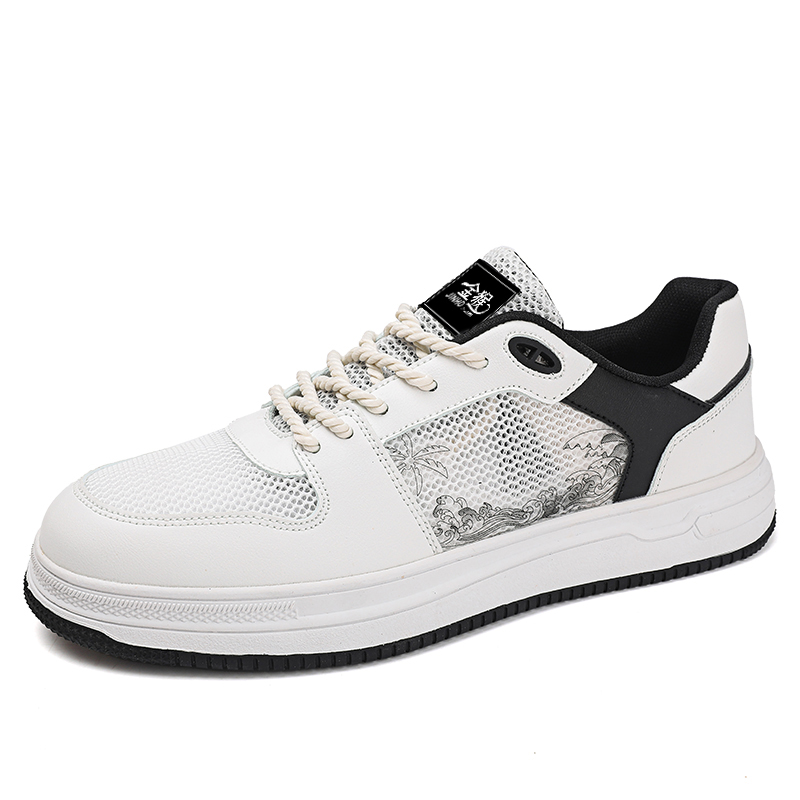 Jinho Низкие скейтерские кроссовки мужские бело-черные, цвет White Black
Jinho Низкие скейтерские кроссовки мужские бело-черные, цвет White Black