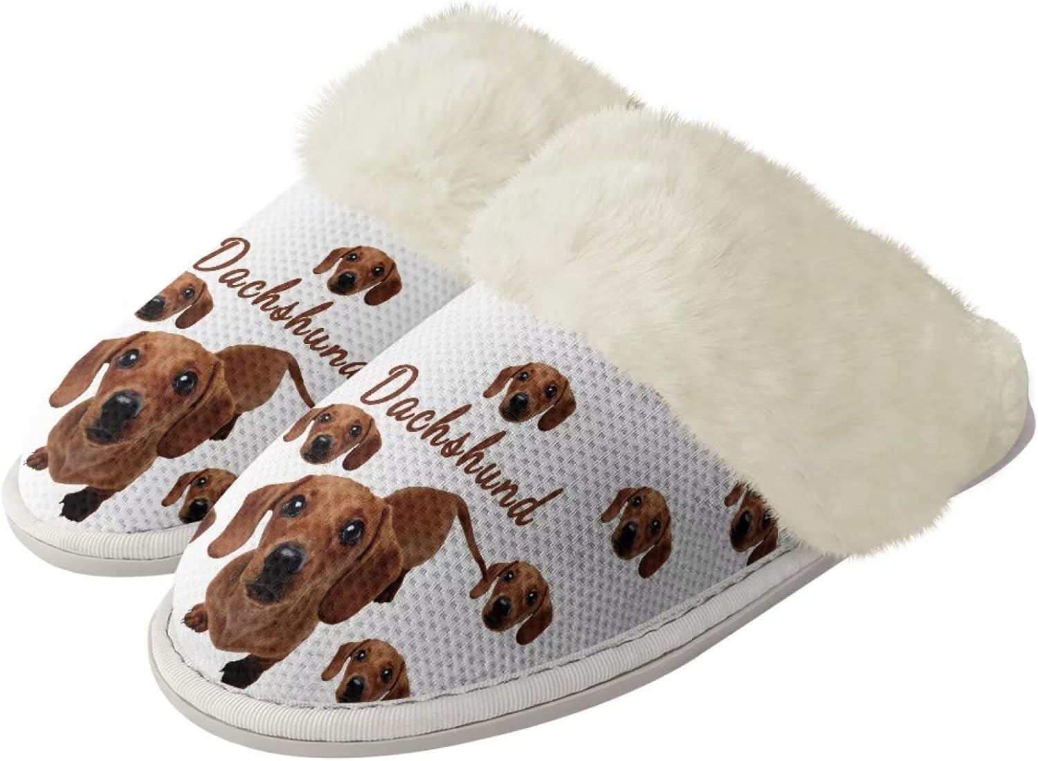 Домашние тапочки Watdotory для женщин и мужчин, зимние, с закрытым носком, теплые, на плоской подошве, унисекс, повседневные, дышащие, мягкие плюшевые, для ванной и дома, Dachshund Dog
Домашние тапочки Watdotory для женщин и мужчин, зимние, с закрытым носком, теплые, на плоской подошве, унисекс, повседневные, дышащие, мягкие плюшевые, для ванной и дома, Dachshund Dog