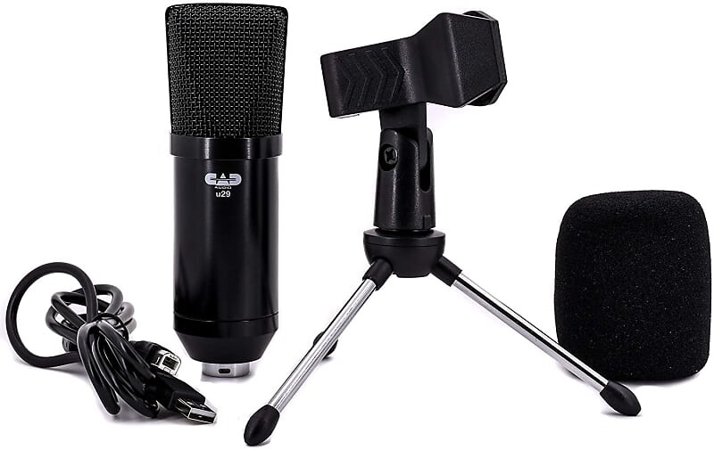 Студийный микрофон CAD U29 Cardioid USB Condenser Microphone
Студийный микрофон CAD U29 Cardioid USB Condenser Microphone