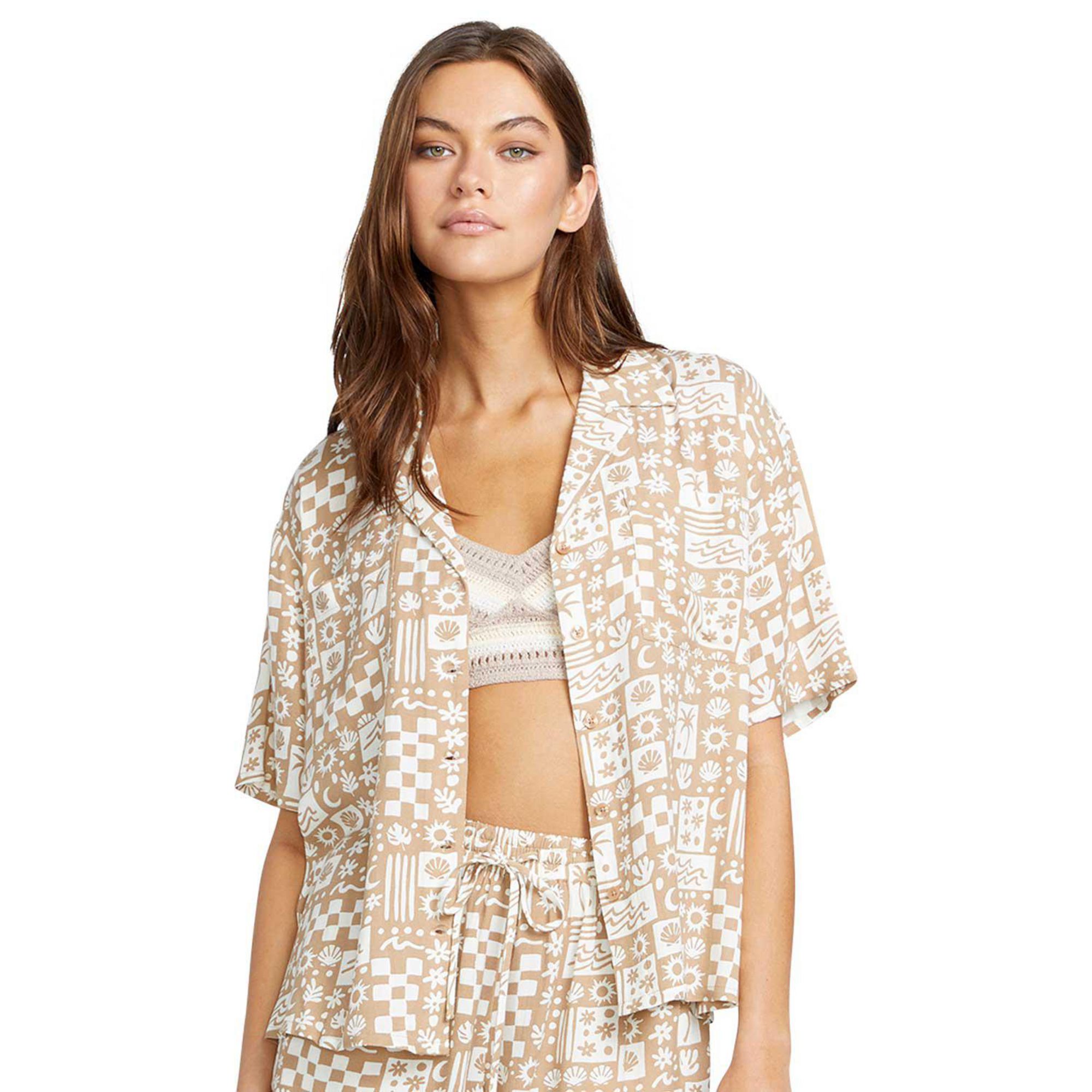 Женская футболка Sunny Daze с коротким рукавом Volcom, Mocha
Женская футболка Sunny Daze с коротким рукавом Volcom, Mocha