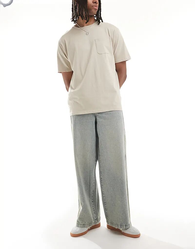 Джинсы ASOS DESIGN с боковыми вставками, очень мешковатые, желтого оттенка, светло-голубого цвета
Джинсы ASOS DESIGN с боковыми вставками, очень мешковатые, желтого оттенка, светло-голубого цвета