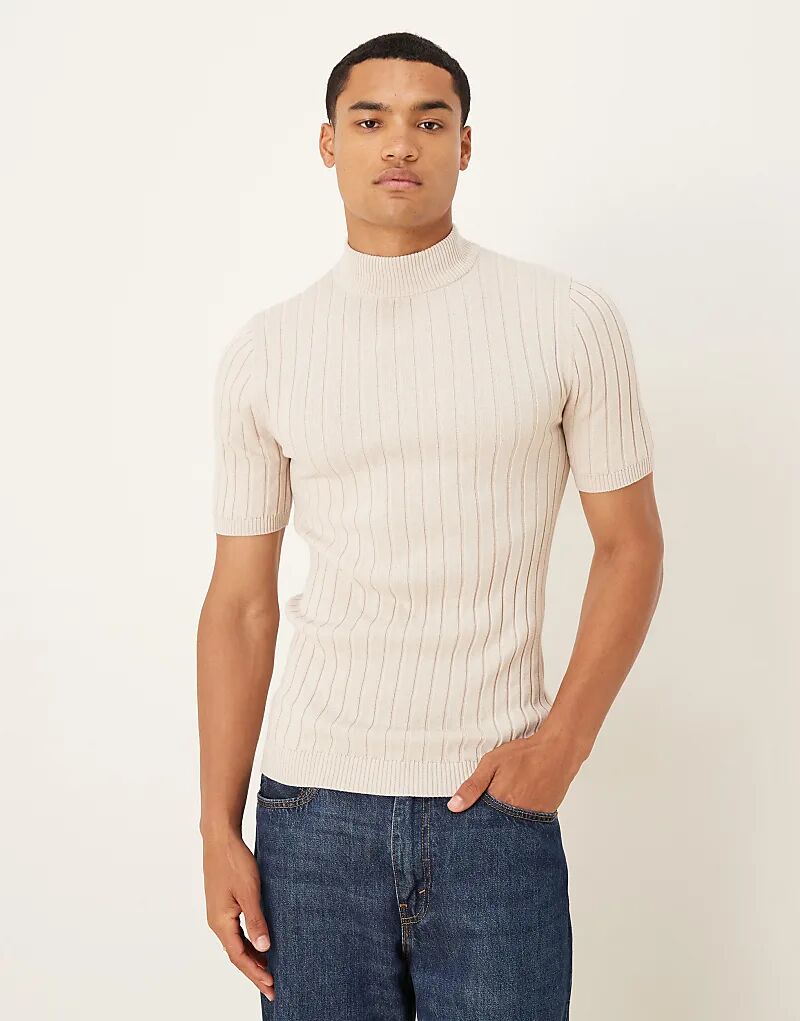 Футболка ASOS DESIGN Muscle Fit из трикотажа в рубчик с высоким воротом, цвет: серый
Футболка ASOS DESIGN Muscle Fit из трикотажа в рубчик с высоким воротом, цвет: серый