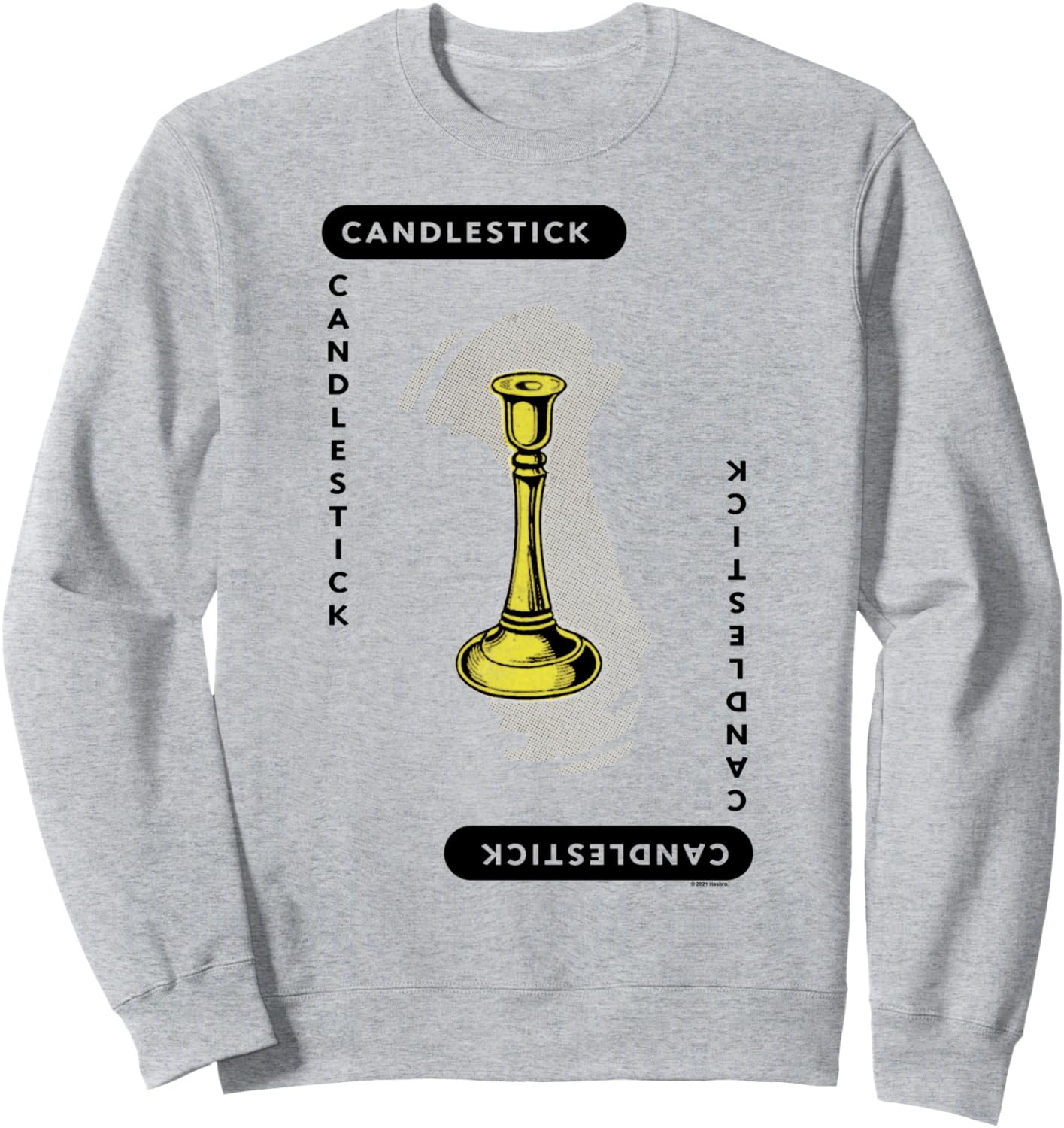 Толстовка с изображением игральной карты «Подсвечник» для костюма на Хэллоуин Clue, серый
Толстовка с изображением игральной карты «Подсвечник» для костюма на Хэллоуин Clue, серый