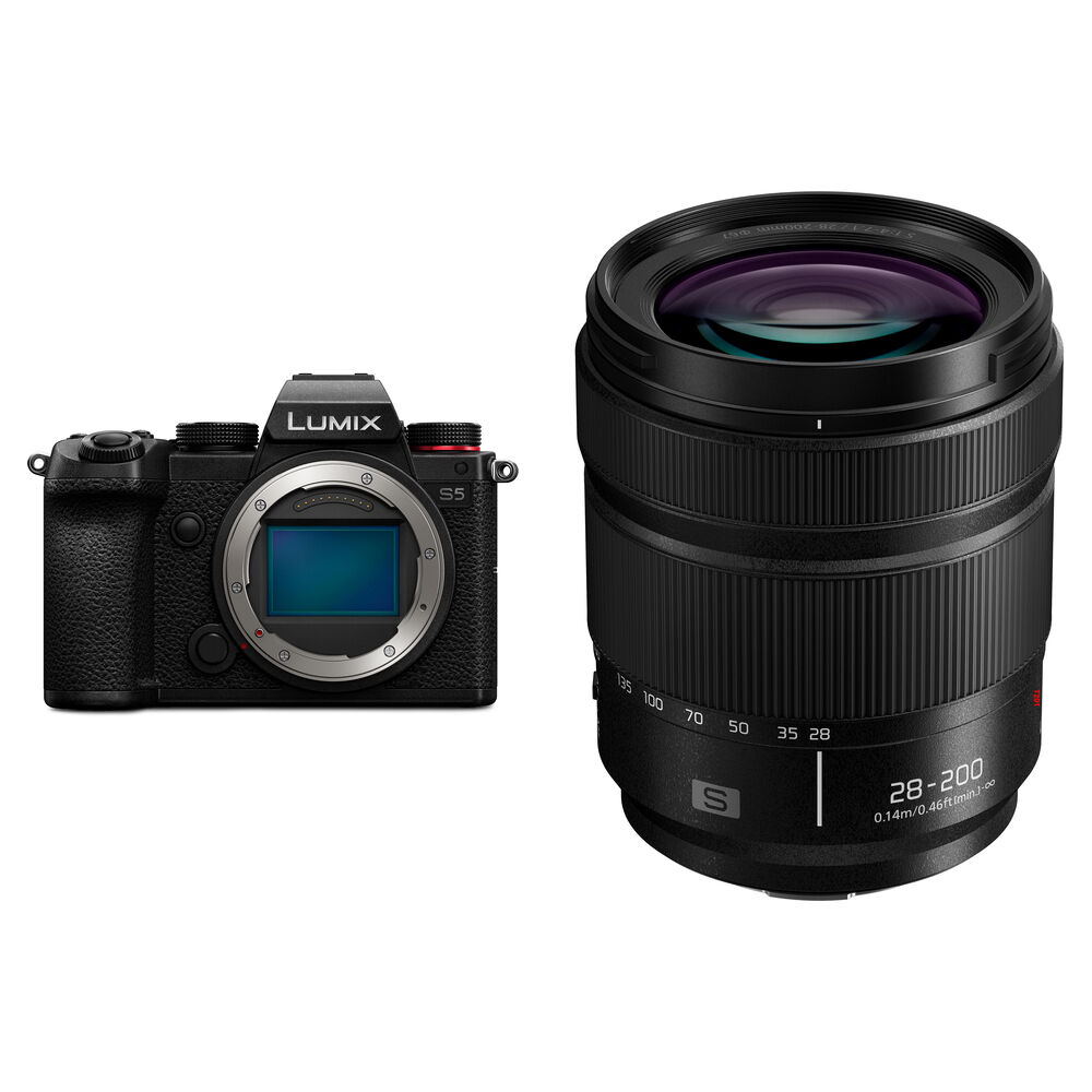Беззеркальная камера Panasonic Lumix S5 Mirrorless Camera with 28-200mm f/4-7.1 Lens
Беззеркальная камера Panasonic Lumix S5 Mirrorless Camera with 28-200mm f/4-7.1 Lens