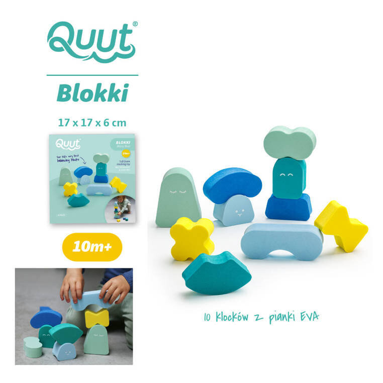 QUUT, пеноблоки Blokki Minty Blue Balance
QUUT, пеноблоки Blokki Minty Blue Balance