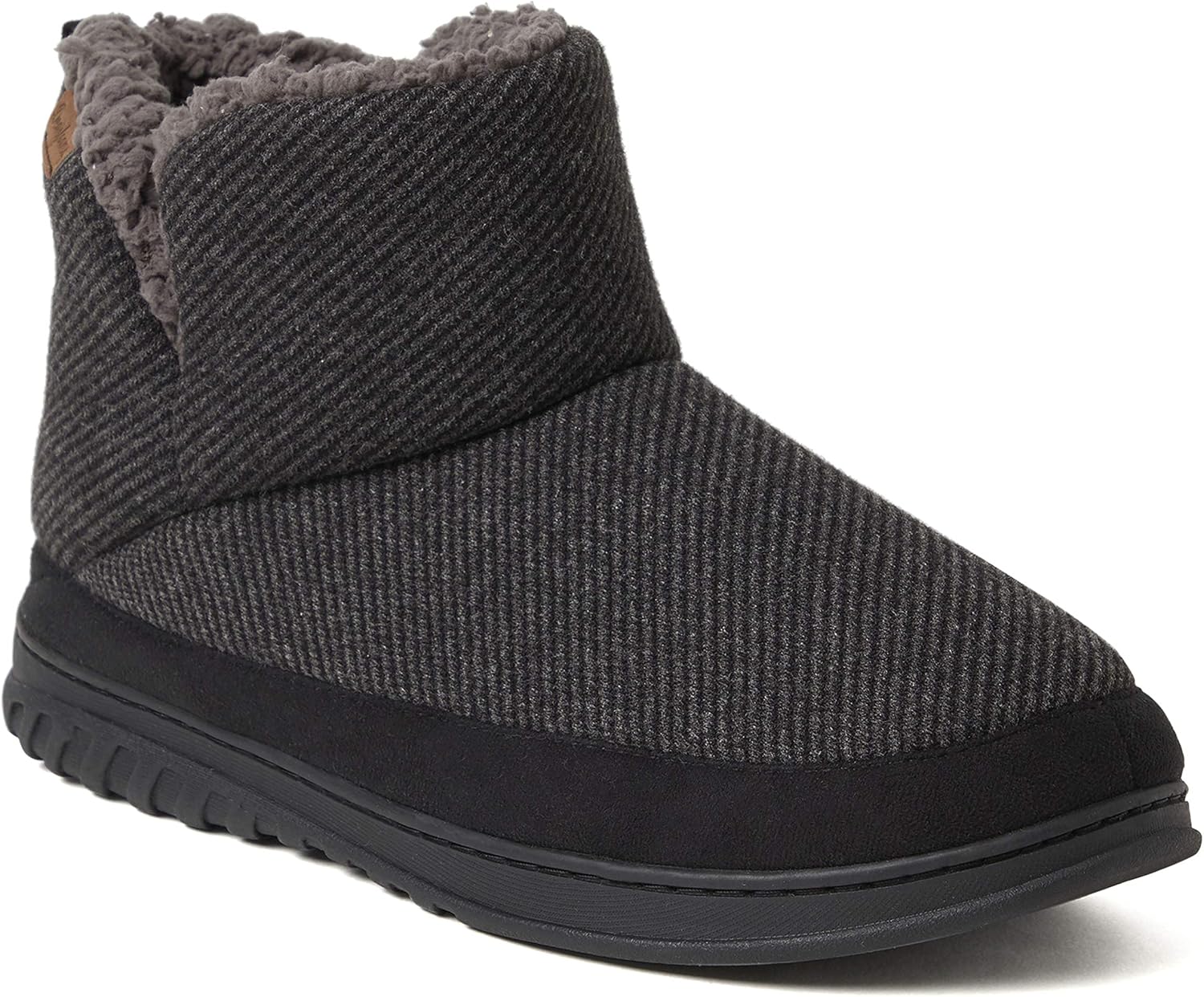 Мужские плетеные тапочки-ботинки Dearfoams James, черный
Мужские плетеные тапочки-ботинки Dearfoams James, черный