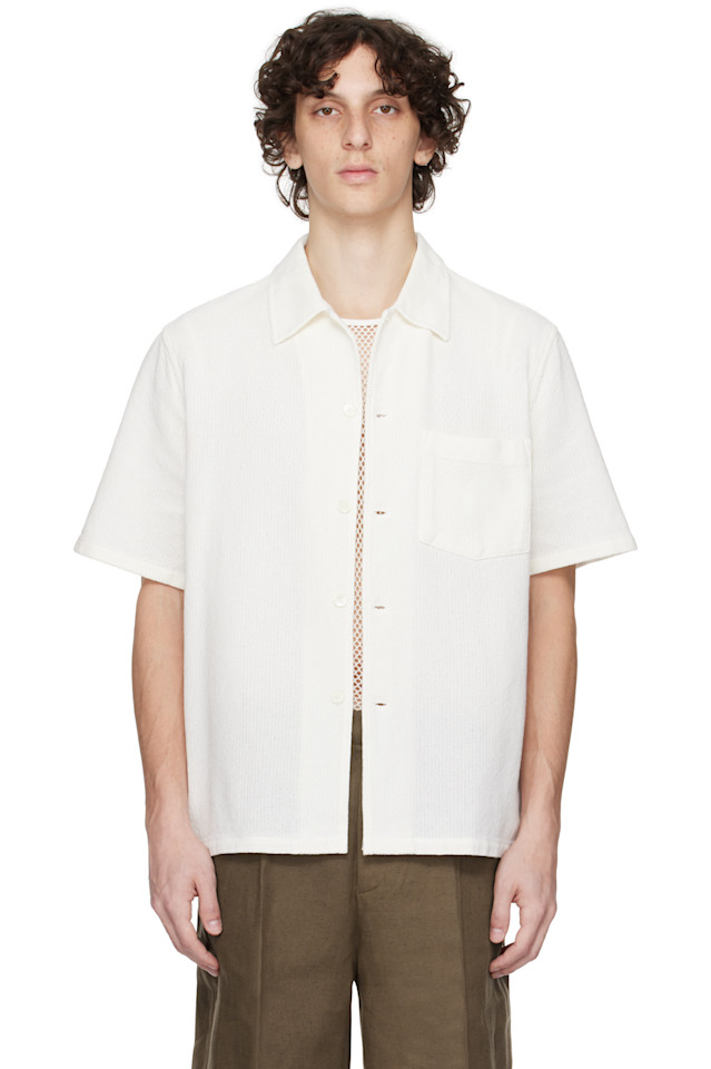 Боксерская рубашка с коротким рукавом Our Legacy, белый
Боксерская рубашка с коротким рукавом Our Legacy, белый