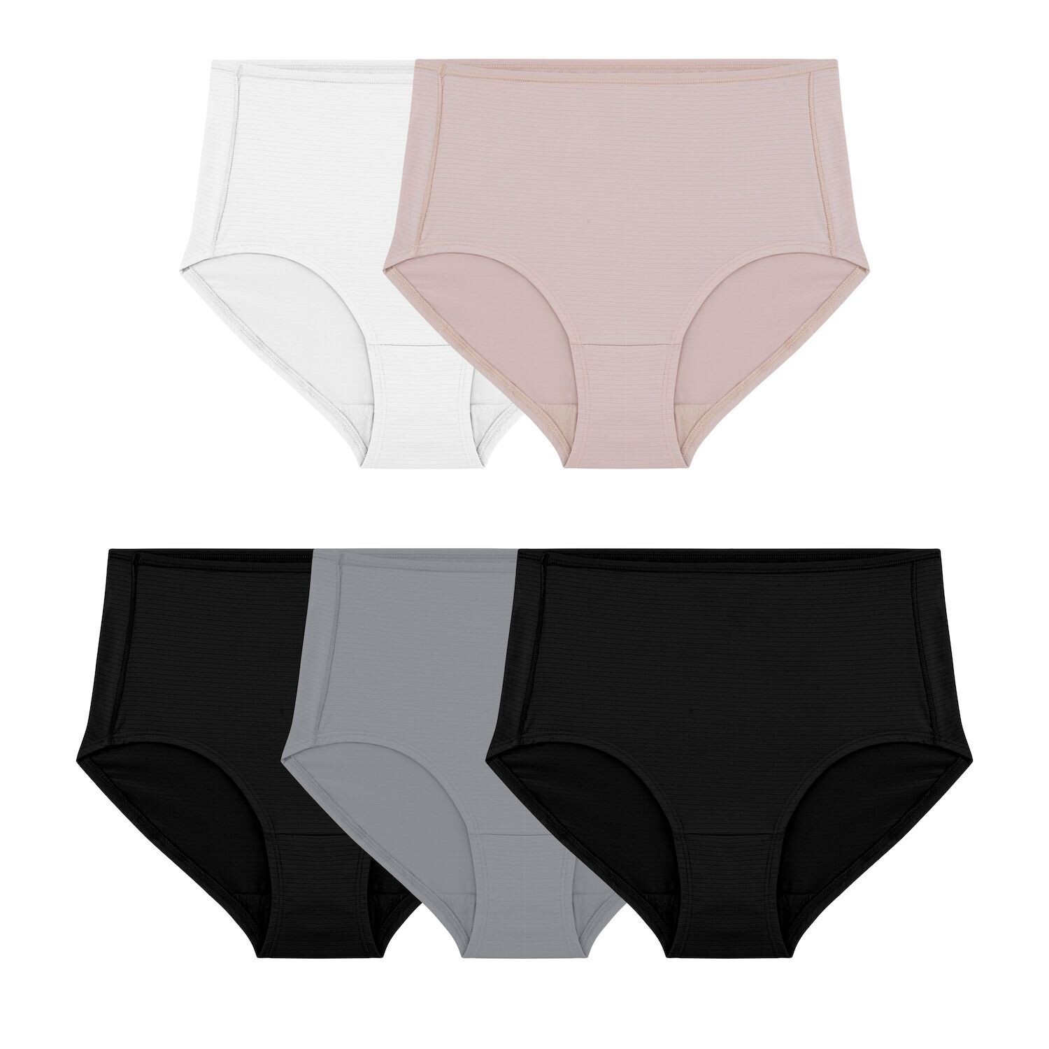 Женские трусики Fruit of the Loom Signature, 5 пар дышащих охлаждающих трусиков в полоску 5DBCSBRK Fruit of the Loom
Женские трусики Fruit of the Loom Signature, 5 пар дышащих охлаждающих трусиков в полоску 5DBCSBRK Fruit of the Loom