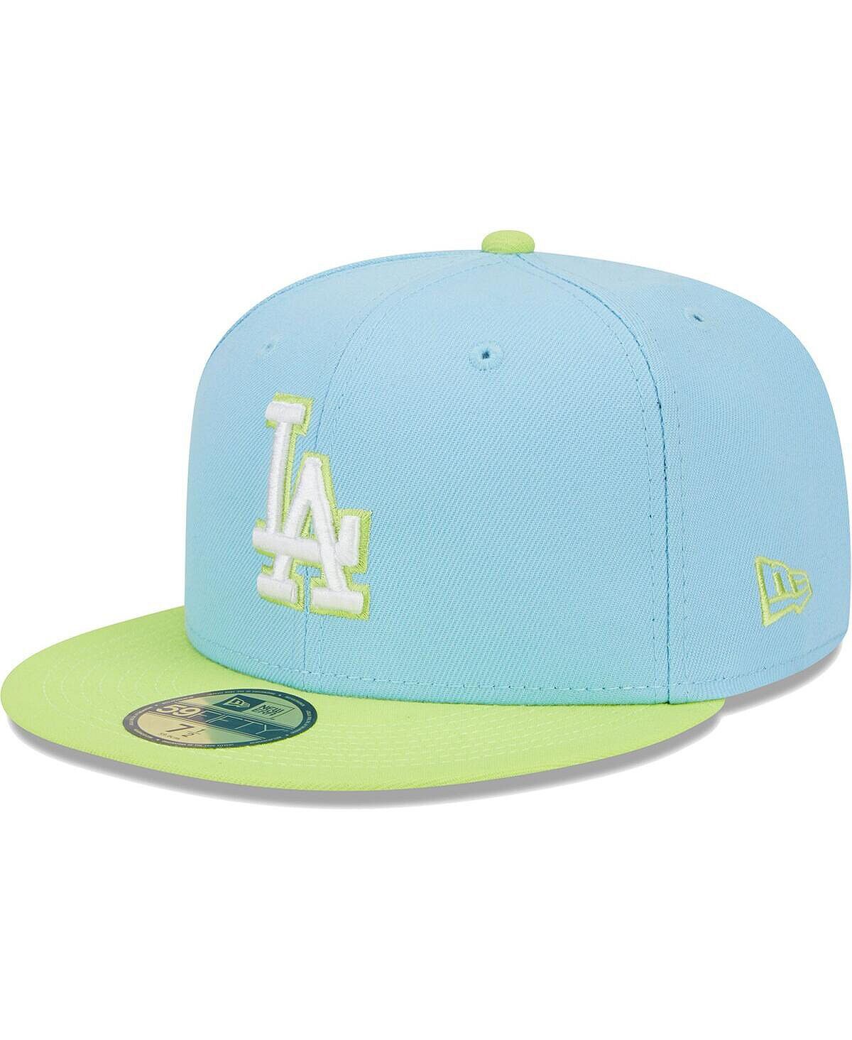 Мужская светло-голубая, неоново-зеленая шляпа Los Angeles Dodgers Spring Color, двухцветная 59FIFTY. New Era
Мужская светло-голубая, неоново-зеленая шляпа Los Angeles Dodgers Spring Color, двухцветная 59FIFTY. New Era
