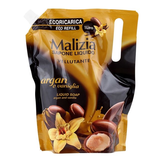 Жидкое мыло с аргановым маслом и ванилью Malizia, 1000 млl
Жидкое мыло с аргановым маслом и ванилью Malizia, 1000 млl